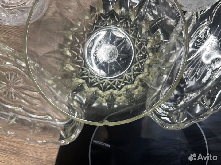 Вазы салатники СССР хрусталь