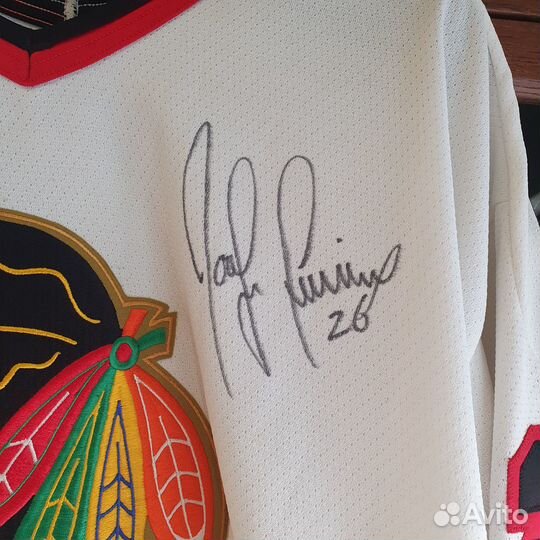 Автограф Джоселин Лемье (хоккей)