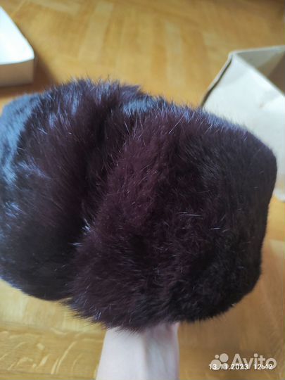 Мужская шапка - ушанка меховая