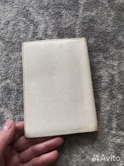Chanel обложка на passport кожа