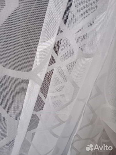 Тюль жаккард ш290/в280 (цена за 1шт)