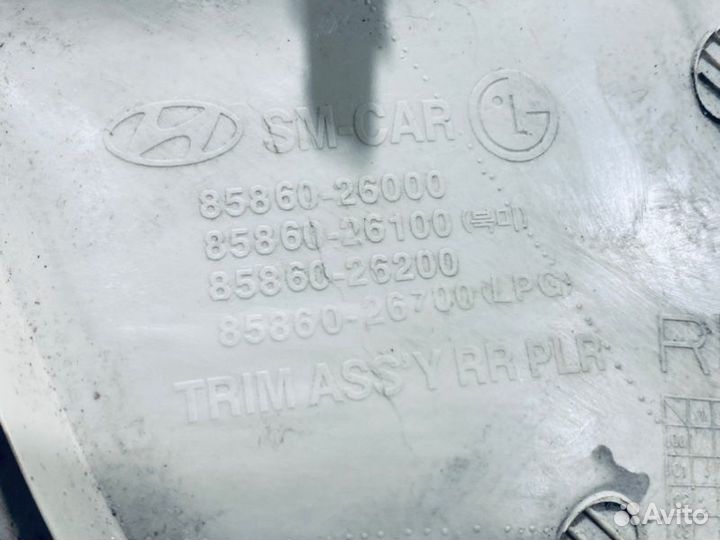 Обшивка багажника правая Hyundai Santa Fe 2000