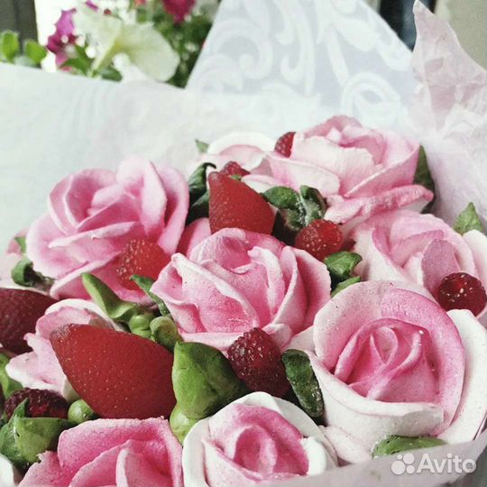 Съедобный букет роз