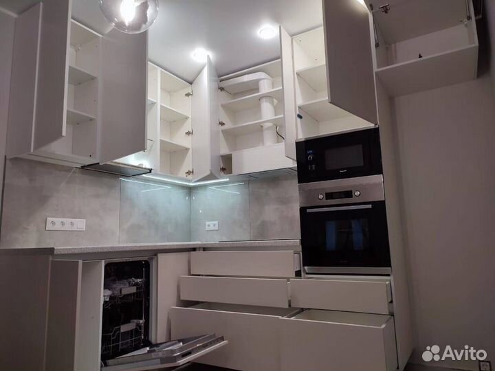 Кухня мдф без ручек