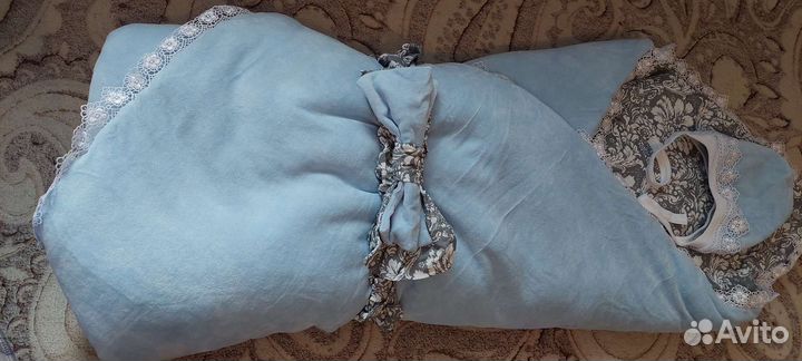 Конверт на выписку для мальчика осень зима