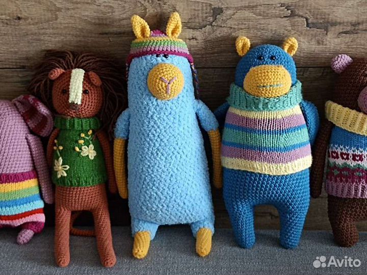 Вязаные игрушки ручной работы