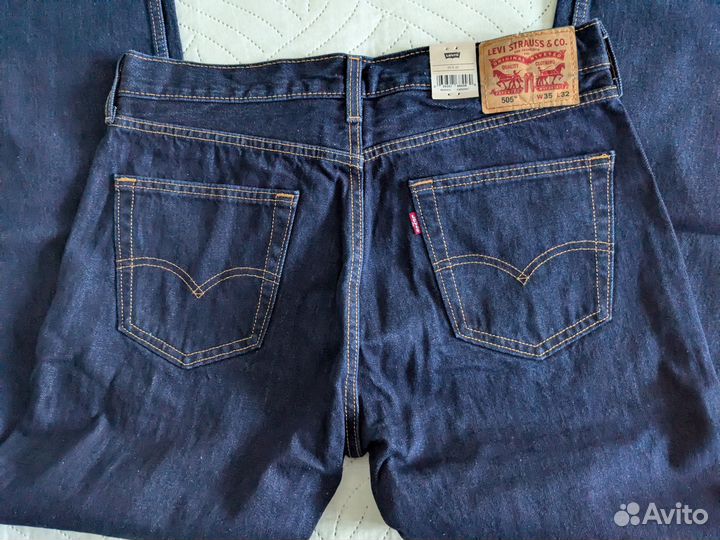 Мужские джинсы levis 505 35\32 Бангладеш оригинал
