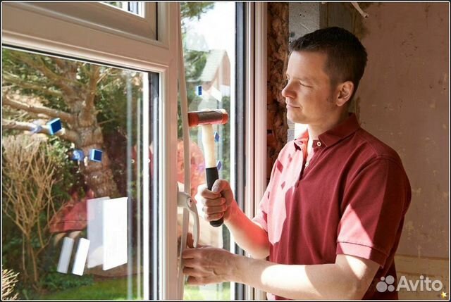 Ремонт окон. Ремонт дверей. Откосы. Остекление