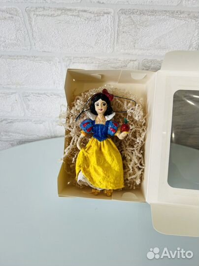 Ватные елочные игрушки