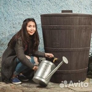 Бочки декоративные пластиковые для воды 300 л