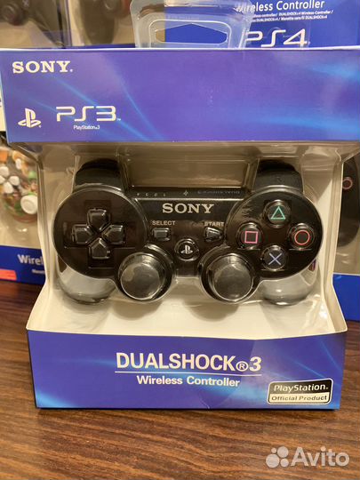 Джойстик/Геймпад для PS3 новый белые