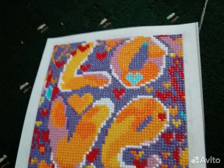 Продаю алмазную-на зайку алмаз ку одну 1