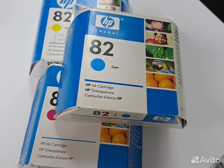 Картридж hp hp 82 Yellow