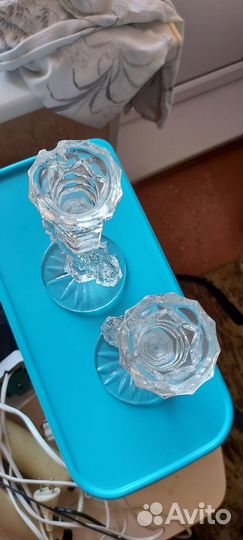 Подсвечник хрустальный СССР