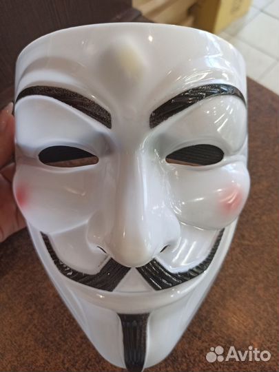 Маска карнавальная Гай фокс Вендетта