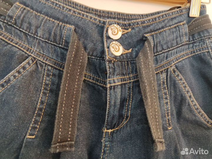 Бриджи джинсовые для девочки 134-140