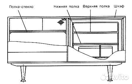 Тумба бар холодильник Садко2