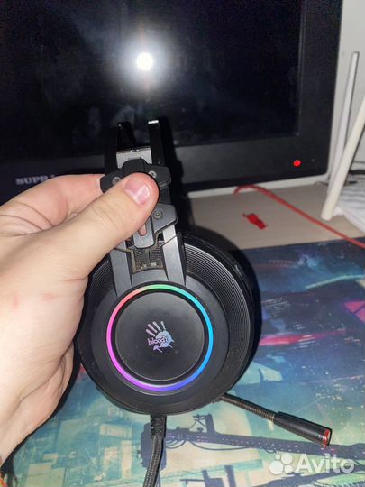 Наушники игровые bloody g528c