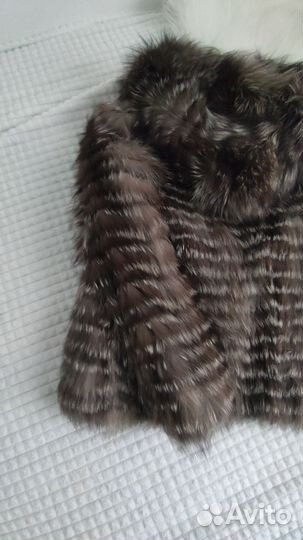 Шуба из чернобурки 46 48