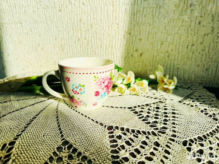 Кружка с цветами кружка с пионами