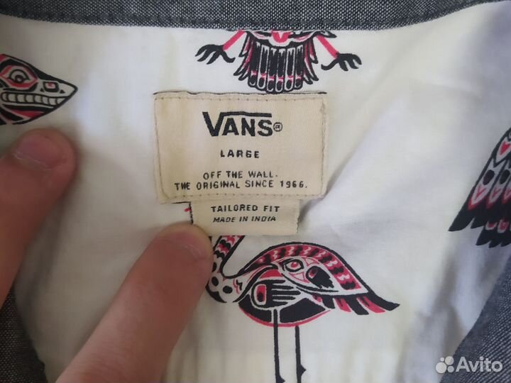 Летняя рубашка vans