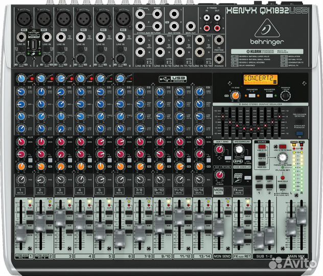Микшерный пульт Behringer QX1832USB