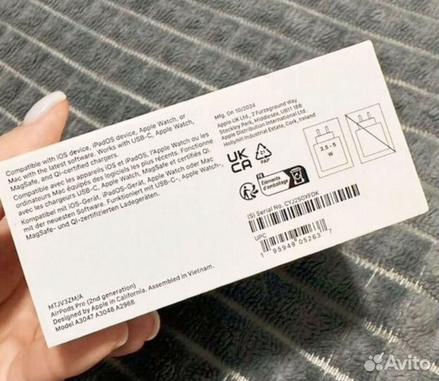 Наушники apple airpods pro 2 type c новые оригинал