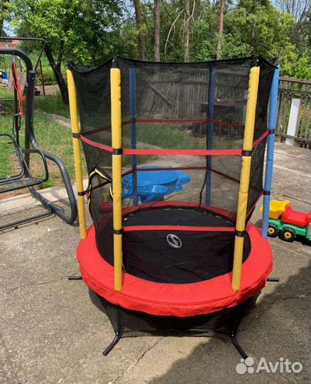 Батут с сеткой