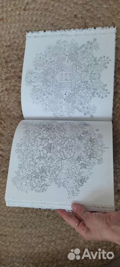 Книга раскраска, арт-терапия (большая)