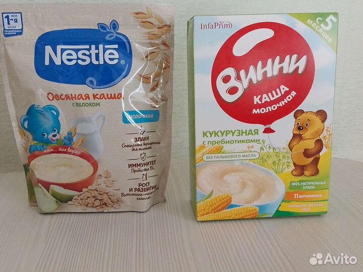 Детские каши молочные