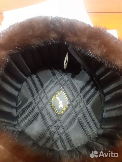 Норковая шапка мужская