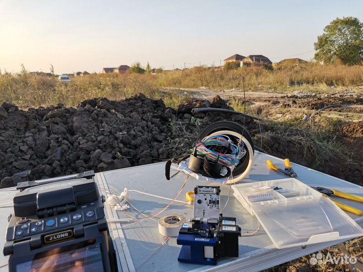 Сварка оптоволокна, монтаж волс, Видеонаблюдение