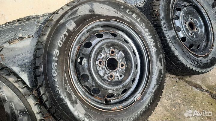 Зимние колеса на акцент r13