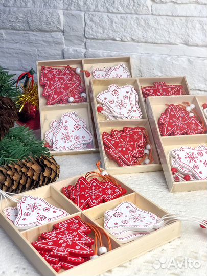 Набор елочных игрушек