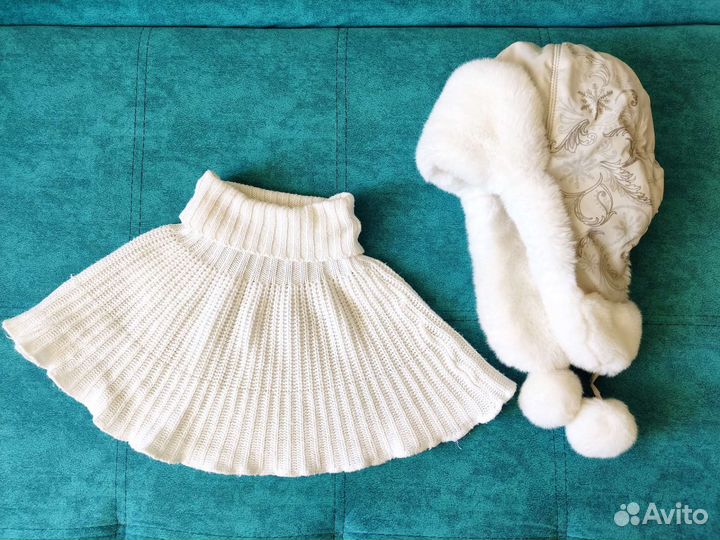 Шапка-ушанка для девочки