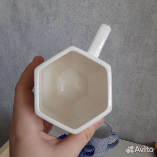 Кружки чайные, белая в сканди стиле