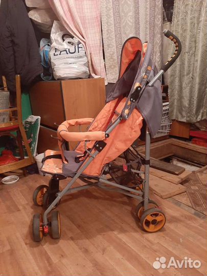 Прогулочная коляска трость бу