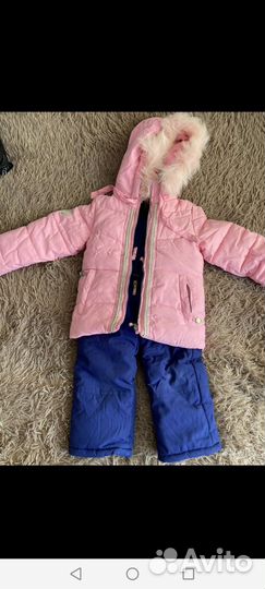 Зимний костюм для девочки 92 размер