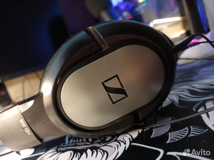 Проводные наушники Sennheiser HD 206 чёрные