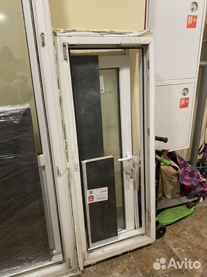 Балконная дверь с окном бу