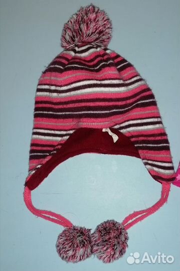 Шапки, рукавицы для девочки пакетом