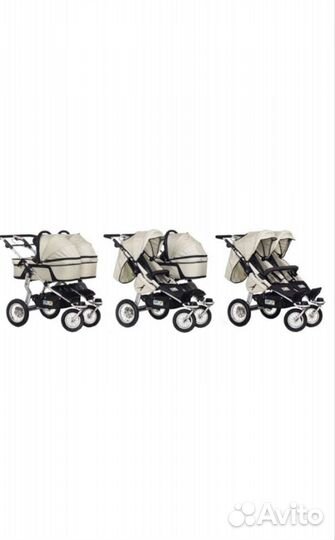 Коляска для двойни tfk