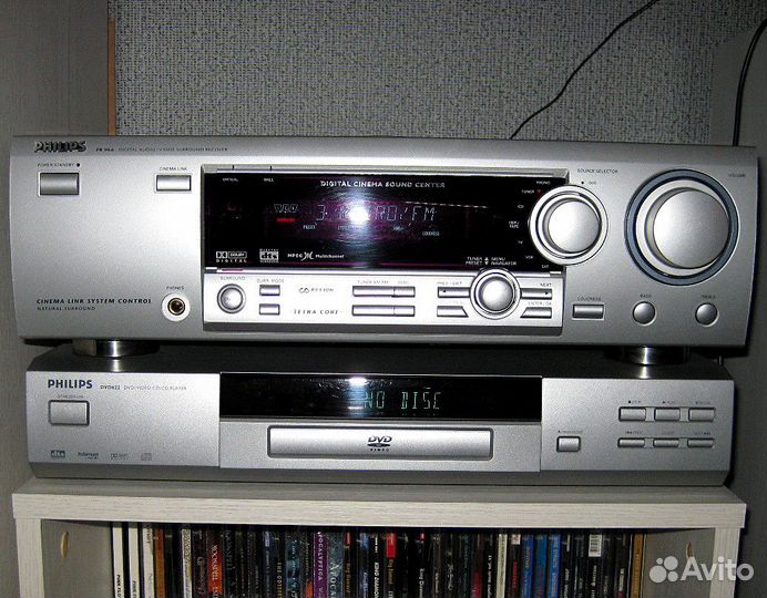 A/V ресивер Philips FR 966 + DVD Philips 622