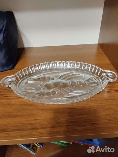 Блюдо хрустальное СССР