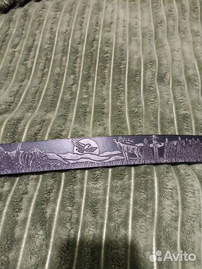 Ремень американский с большой бляшекой