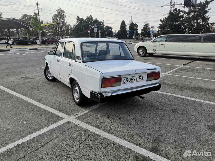 ВАЗ 2107 1.5 МТ, 2005, 75 000 км