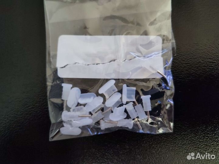 9 пар силиконовых заглушек для смартфонов