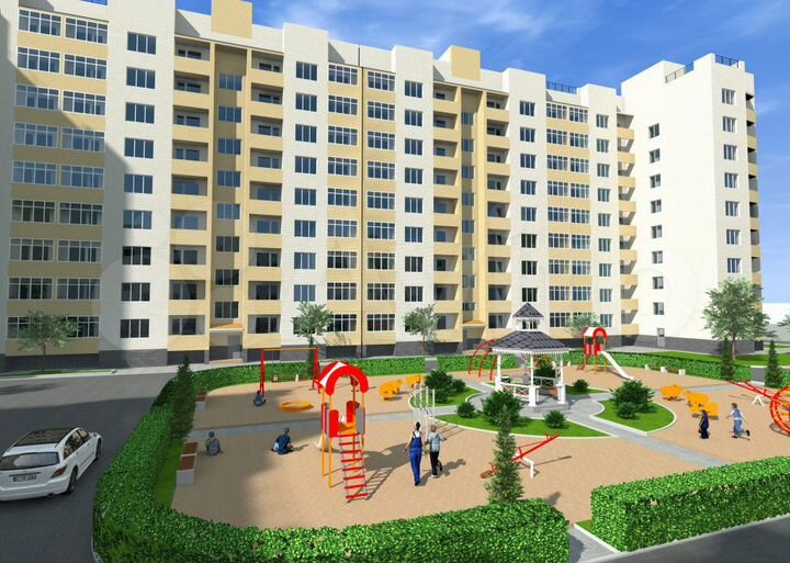 2-к. квартира, 74,4 м², 9/9 эт.