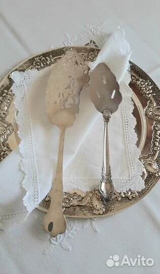 Лопатки для сервировки серебрение