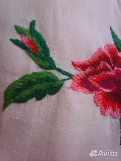 Наволочки с вышивкой,ришелье 50-е г